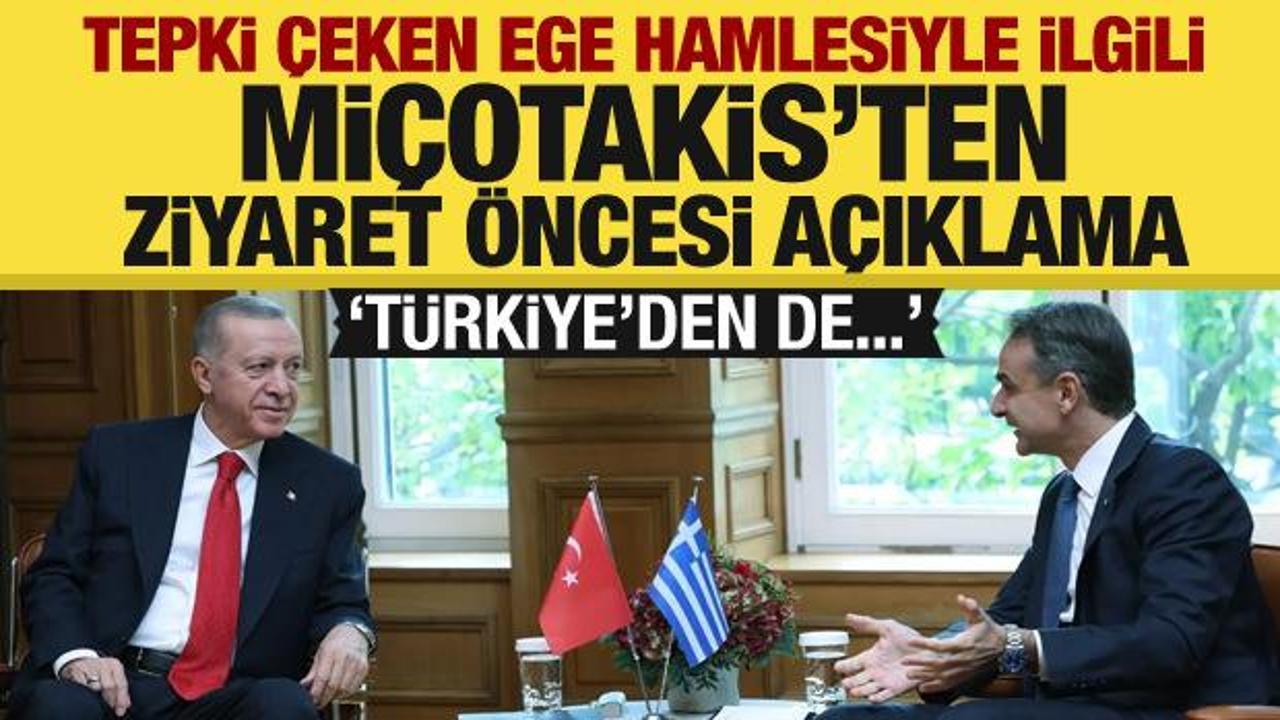 Tepki çeken Ege hamlesiyle ilgili Miçotakis’ten açıklama: Türkiye’den de…