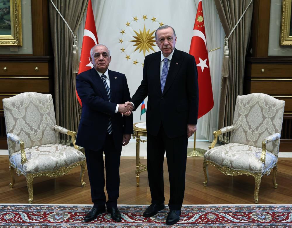 Cumhurbaşkanı Azerbaycan Başbakanı Asadov’u kabul etti