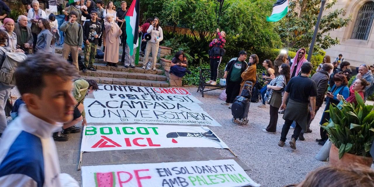 Filistin'e destek eylemleri İspanya geneline yayılmaya başladı