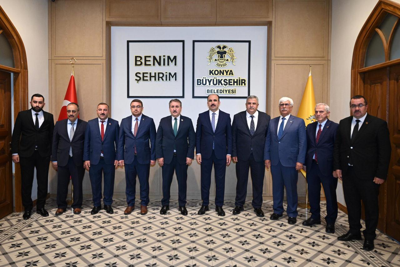 BBP Genel Başkanı Destici, Başkan Altay'ı ziyaret etti