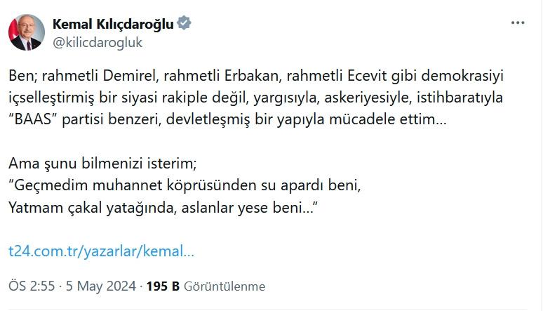 Seçimi ve koltuğu kaybetti, köşe yazarı oldu! Kılıçdaroğlu’nun ilk yazısı yayınlandı