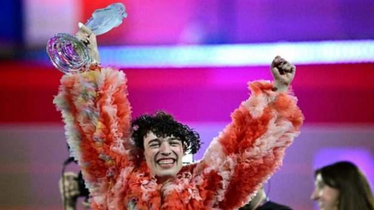 İsrail protestoları ve Filistin’e desteğin damga vurduğu Eurovision’u “İsviçre” kazandı
