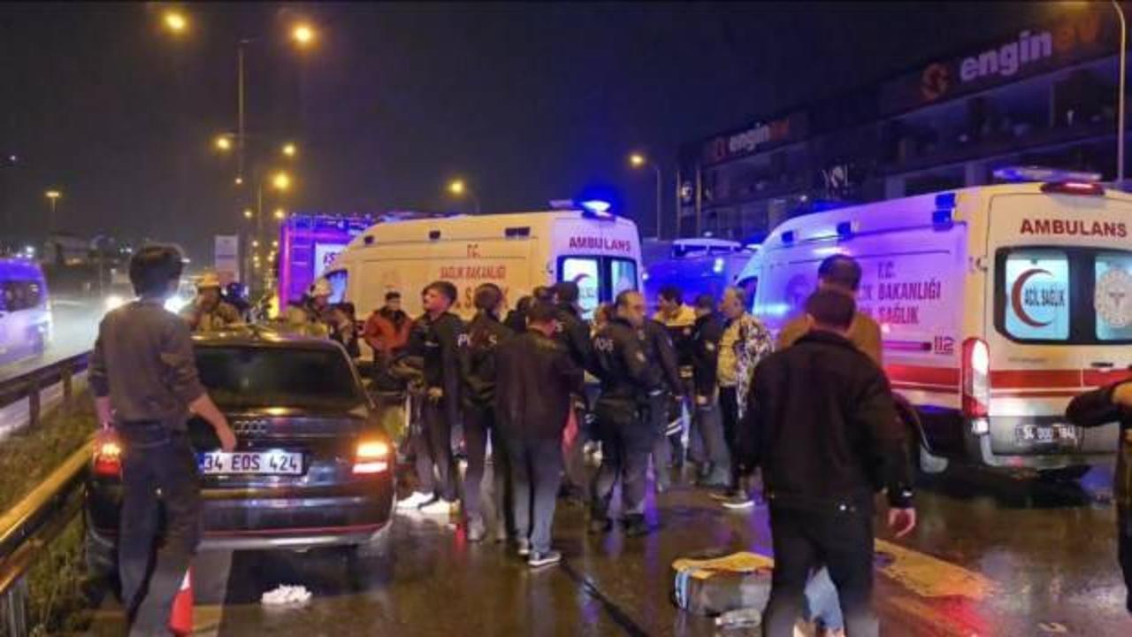 Pendik’te zincirleme kaza: Yaralılar var