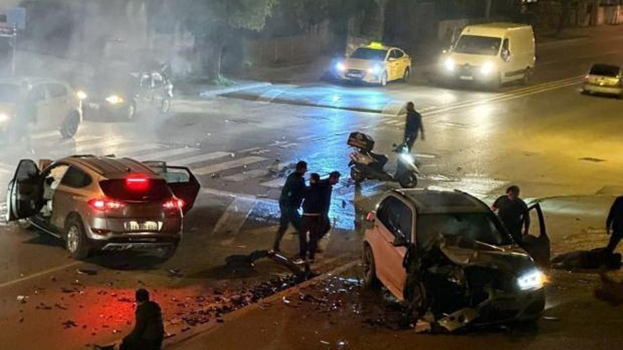 Sakarya’da korkutan kaza: Kafa kafaya çarpıştılar!