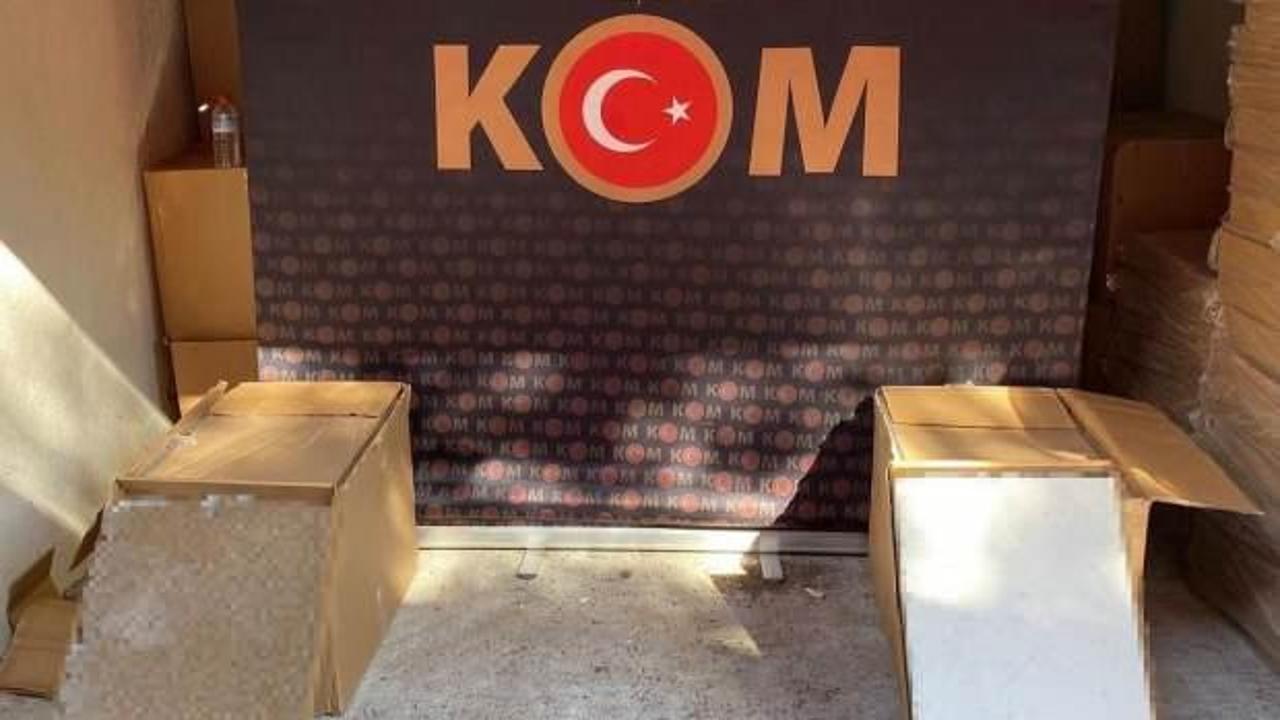 Uşak’ta kaçakçılık operasyonu: Çok sayıda makaron ele geçirildi