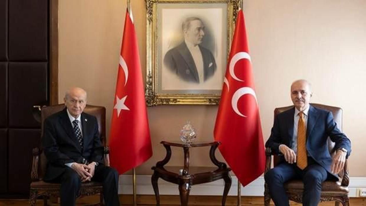 Yeni anayasa mesaisinde TBMM Başkanı Kurtulmuş, MHP lideri Bahçeli ile görüşecek