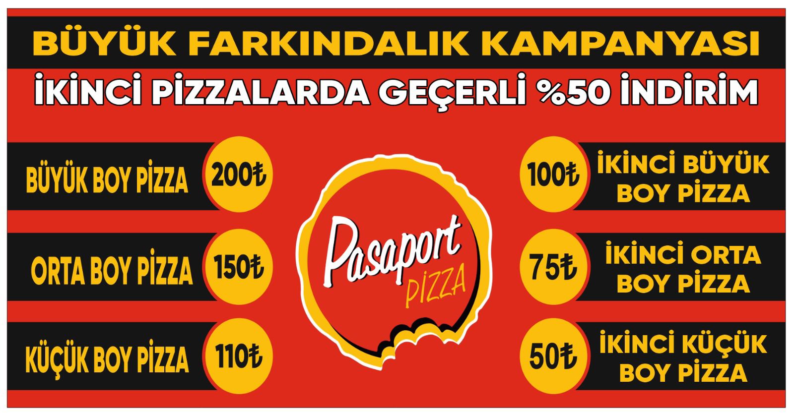 Küçükçekmece Pasaport Pizza’nın İletişim Bilgileri