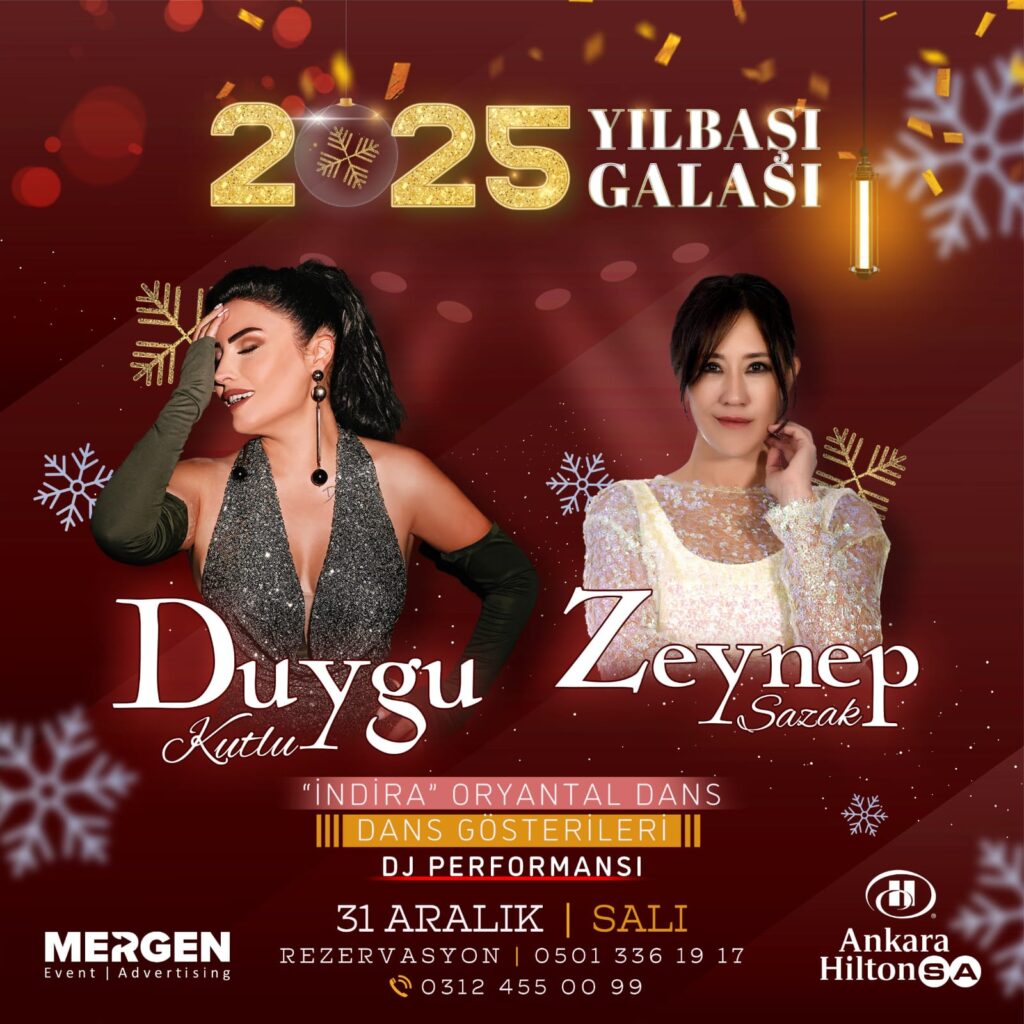 2025 Yılbaşı Galasında Eğlencenin Adresi: HiltonSA ve Mergen Organizasyon