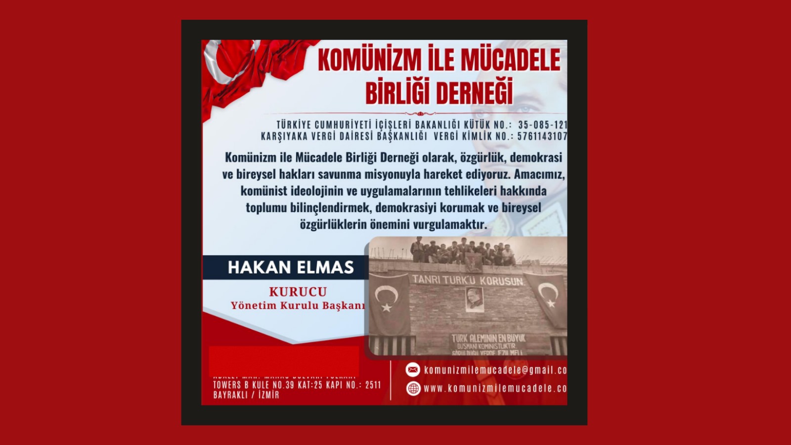 Komünizm ile Mücadele Birliği Derneği: Kuruluş Amacı ve İlkeleri