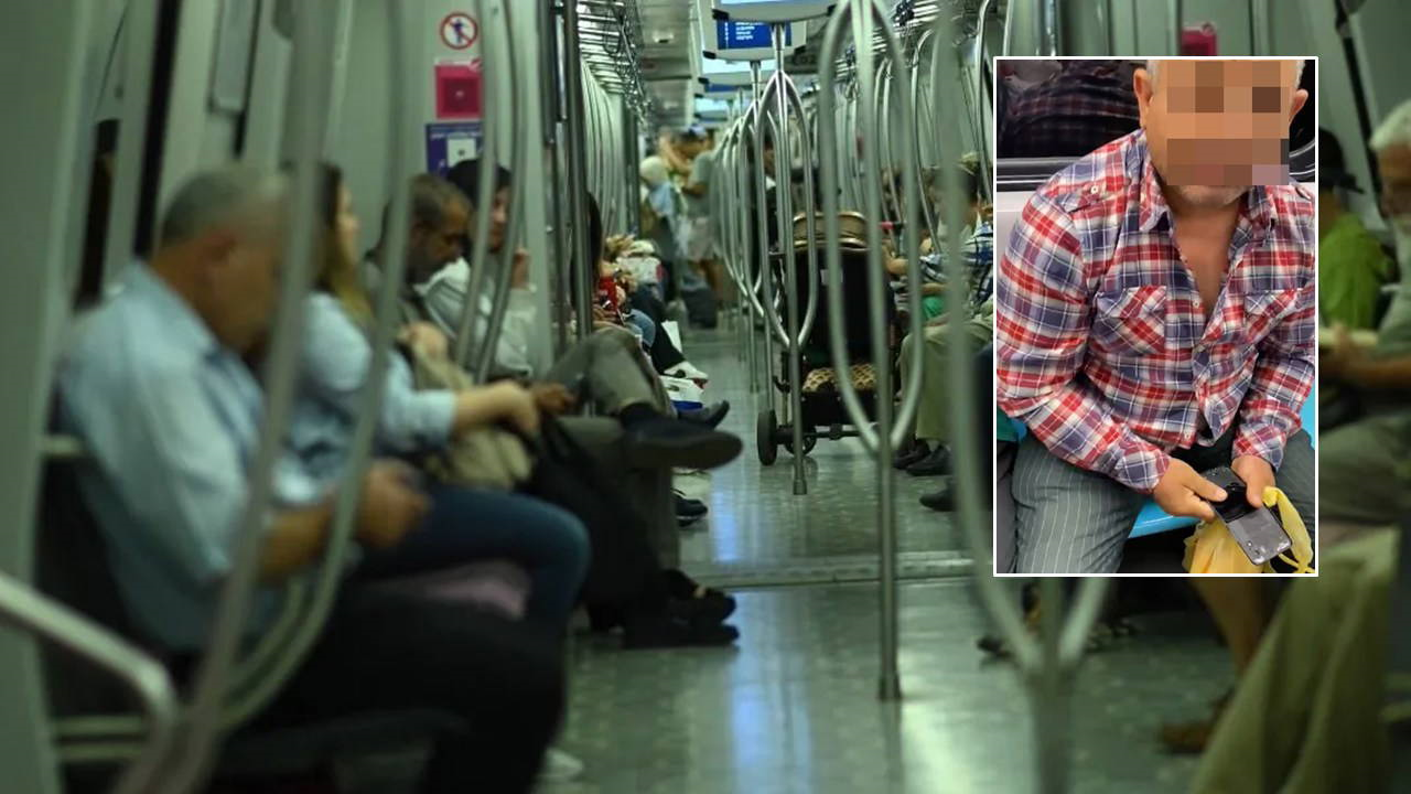 Metroda taciz skandalı: Yakalanınca telefonunu parçaladı