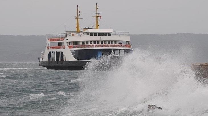 ÇANAKKALE BOĞAZI VE ADALAR HATTI SEFERLERİ HAVA KOŞULLARI NEDENİYLE İPTAL EDİLDİ