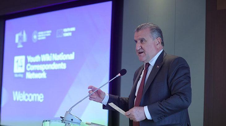 Bakan Osman Aşkın Bak, Youth Wiki Ulusal Temsilciler Toplantısı’nda Gençlik Politikalarını Anlattı