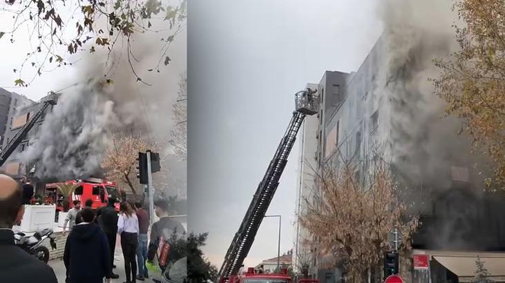 Bağdat Caddesi’nde Korkutan Yangın Kontrol Altına Alındı