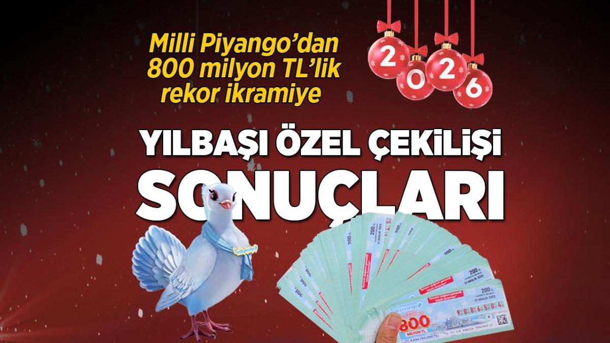 Milli Piyango Yılbaşı Çekilişinde 800 Milyon TL Sahibini Buldu